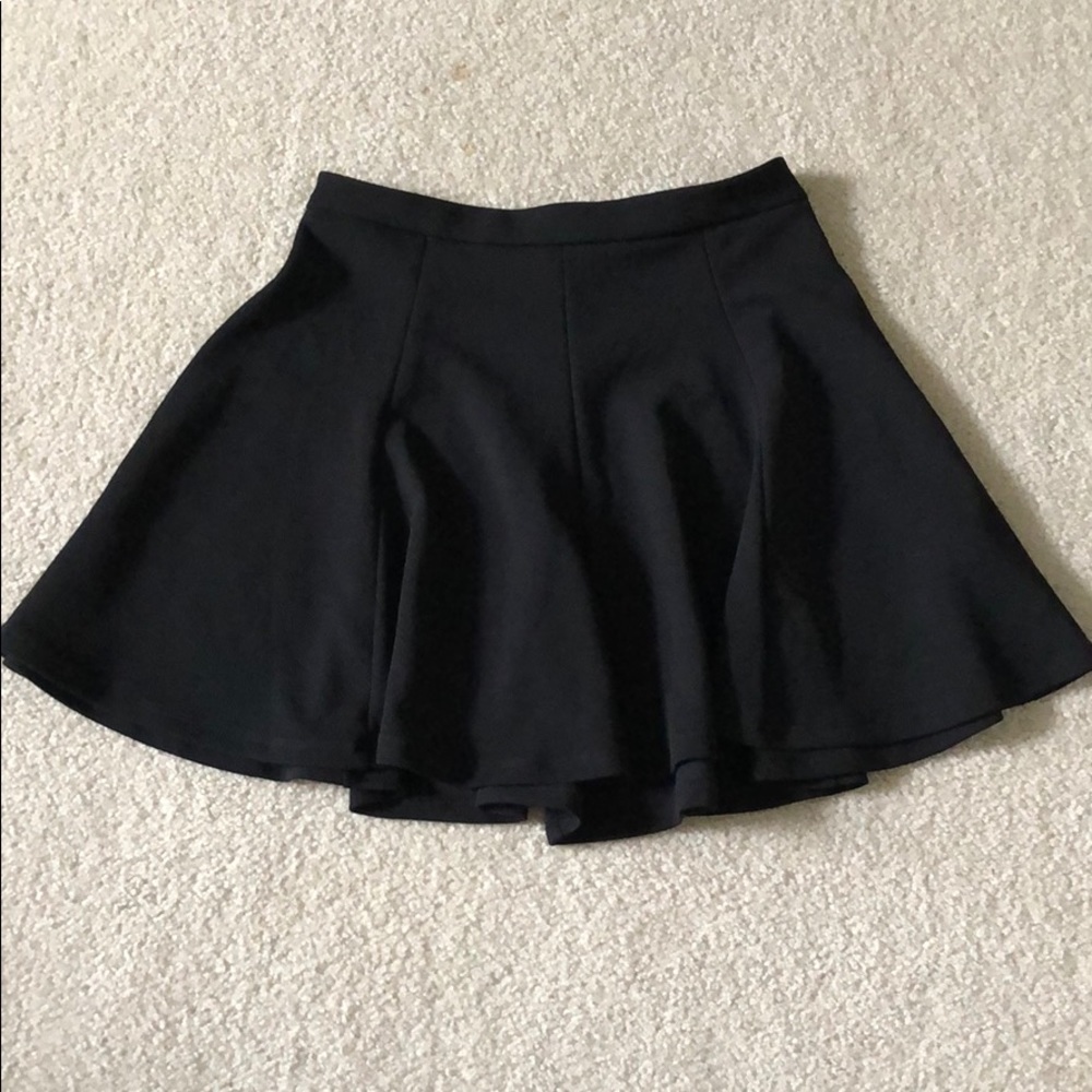 Lush Black Skater Skirt